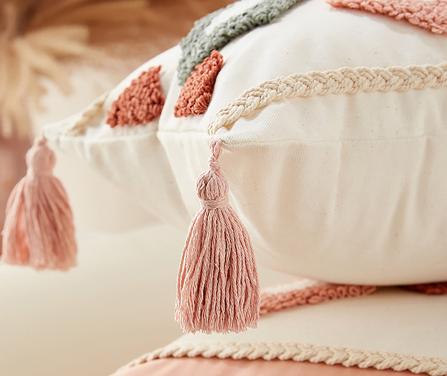 nk Pillow Case Cute Pillow Embroidered Throw Pillow Case Decorative Pillow Case New Home Housewarming Gift Pink Personalized Home Goods