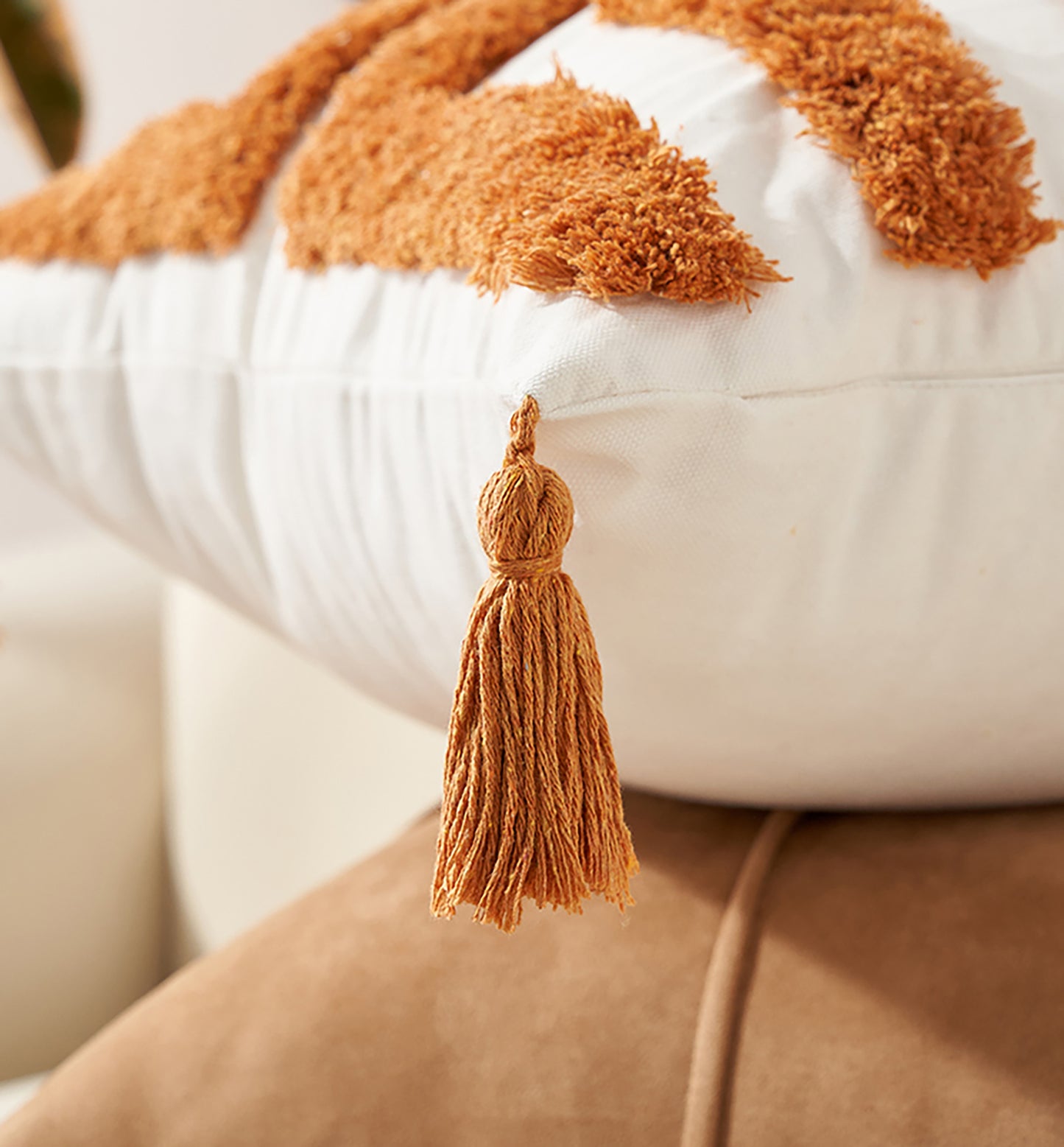 Cozy Pillow Cover Cute Pillow Throw Pillow Case Abstract Decorative Black White Khaki Pillow Case Housewarming gift Living Room Decor