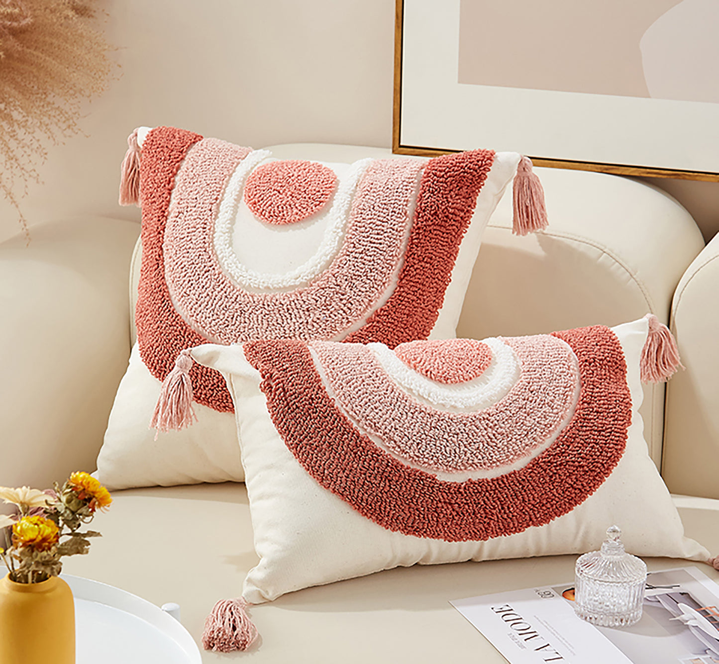 nk Pillow Case Cute Pillow Embroidered Throw Pillow Case Decorative Pillow Case New Home Housewarming Gift Pink Personalized Home Goods