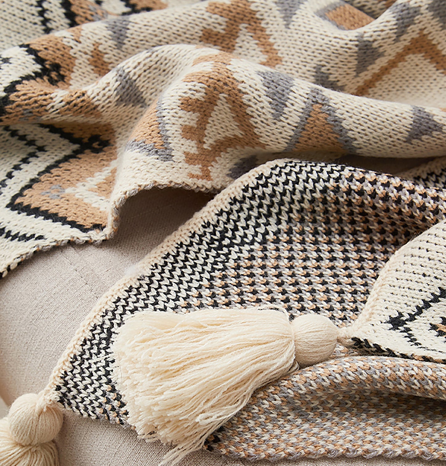 Bohemia Style Woven Throw Decorative Blanket Knitting Tassel Throw Blanket Sofa Couch Throw Handmade Office Blanket Living Room Decor Gift Inactive