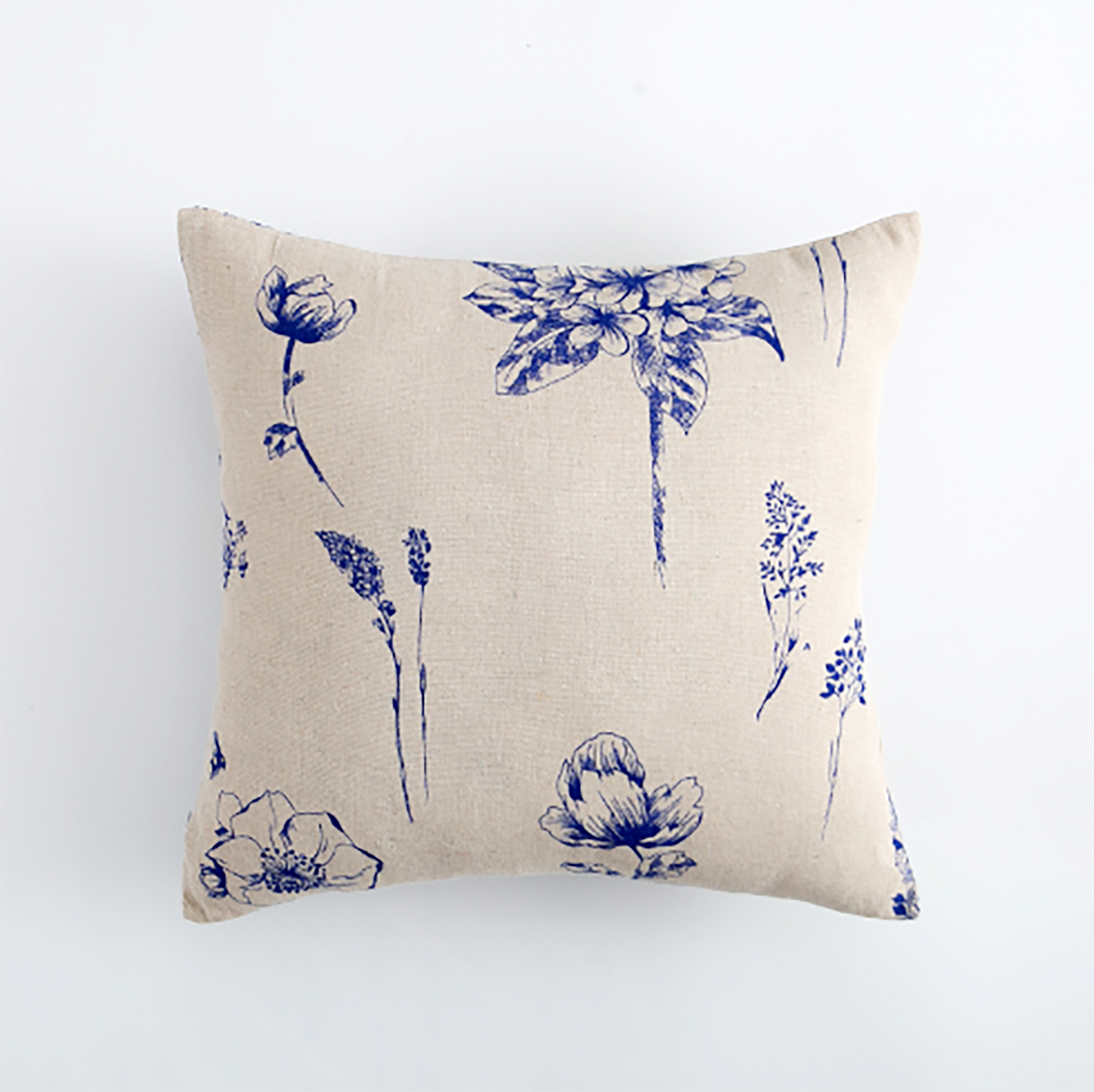 Nature Style Cotton Linen Pillow Case Pine Tree Pillow Daisy Colorful Flower Throw Pillow Case Decorative Pillow Case Housewarming gift