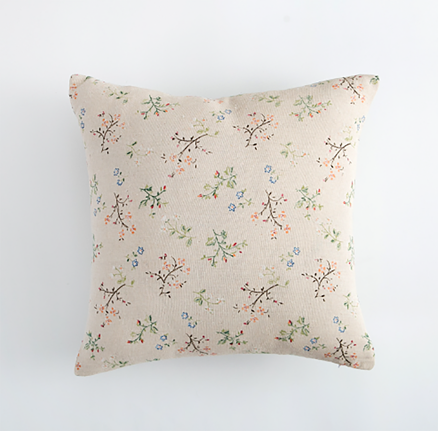 Nature Style Cotton Linen Pillow Case Pine Tree Pillow Daisy Colorful Flower Throw Pillow Case Decorative Pillow Case Housewarming gift