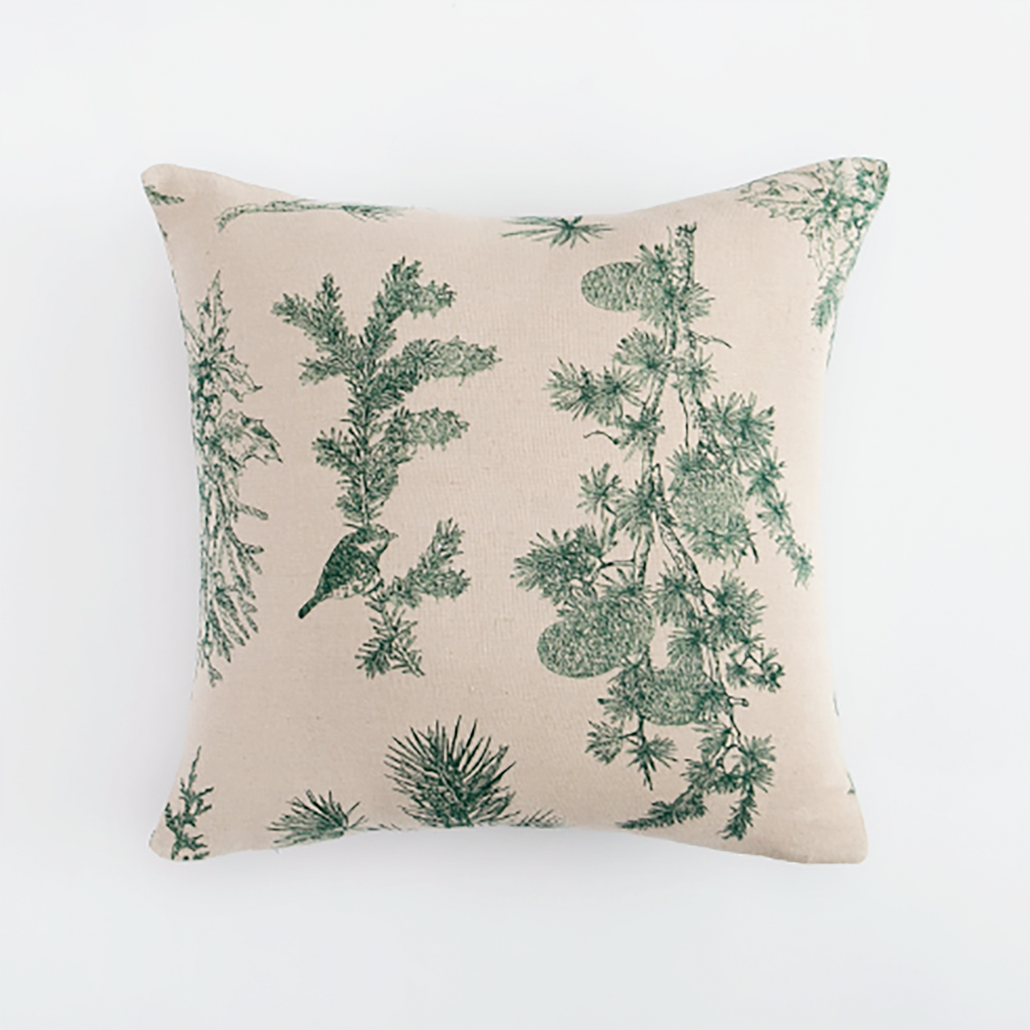Nature Style Cotton Linen Pillow Case Pine Tree Pillow Daisy Colorful Flower Throw Pillow Case Decorative Pillow Case Housewarming gift