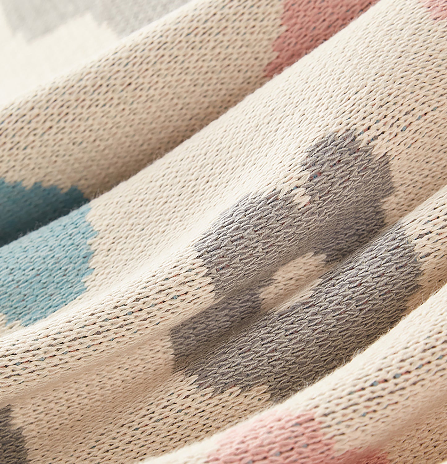 Flower Decorative Blanket Woven Throw Blanket Sofa Couch Office Blanket Pink Blue White Black