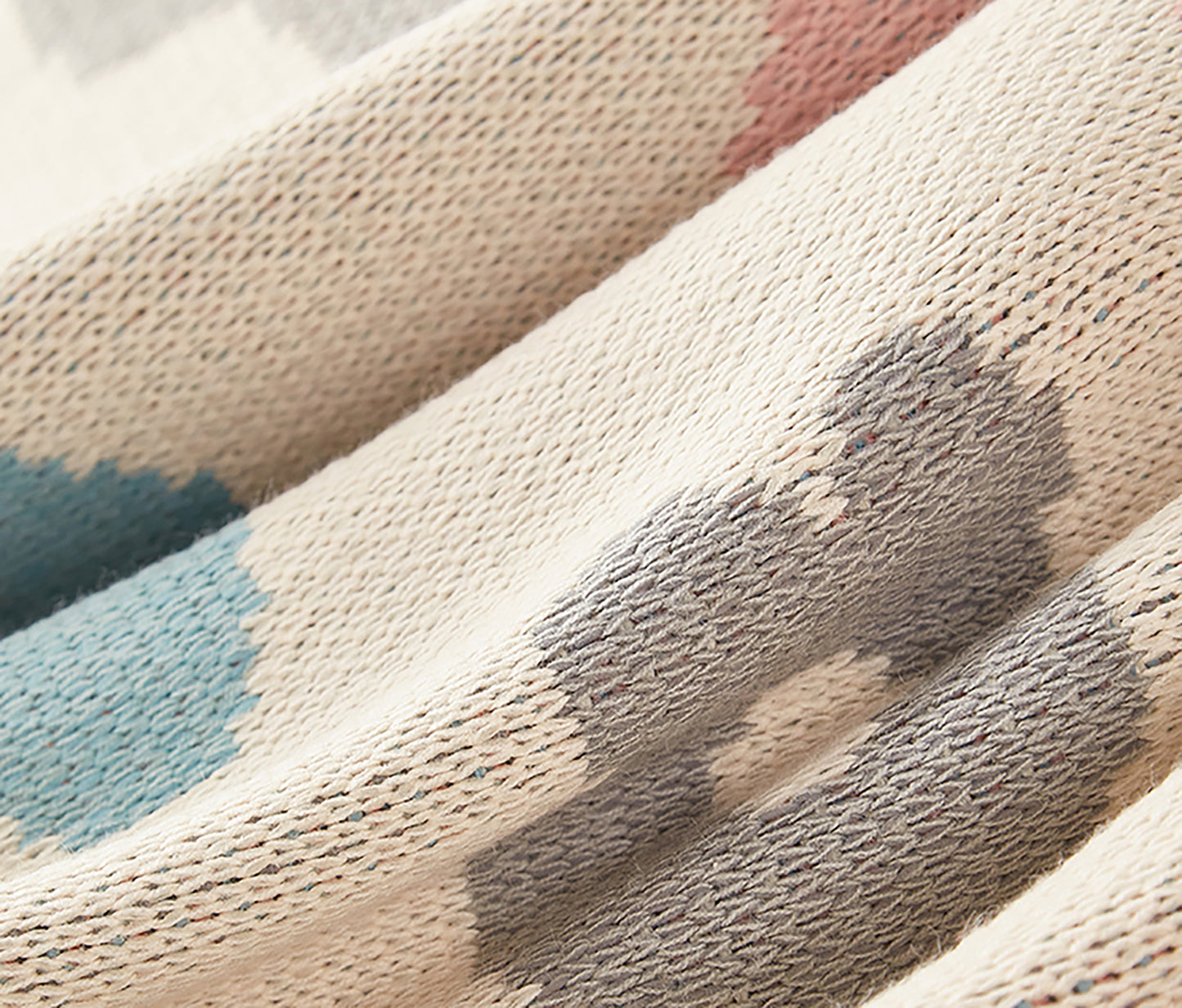 Flower Decorative Blanket Woven Throw Blanket Sofa Couch Office Blanket Pink Blue White Black