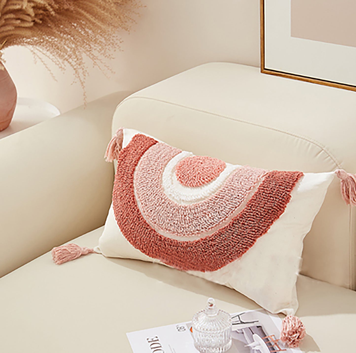 nk Pillow Case Cute Pillow Embroidered Throw Pillow Case Decorative Pillow Case New Home Housewarming Gift Pink Personalized Home Goods