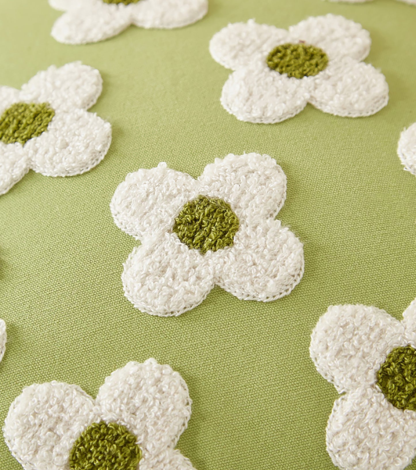 Fashion Pillowcase Cute Green Pillow Heart Embroidered Throw Pillow Case Decorative Pillowcase/ Housewarming gift/ Personalized Pillow Cover