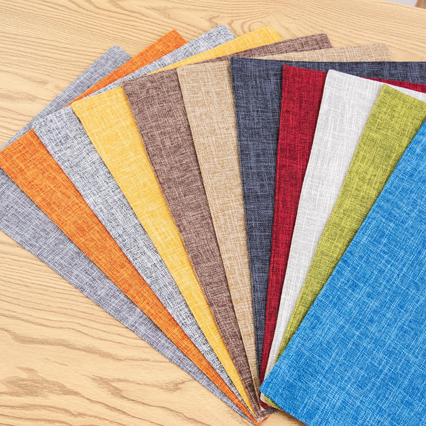 Solid Placemat Set Handmade Personalized Plate Mat Kitchen Decoration Picnic Mat