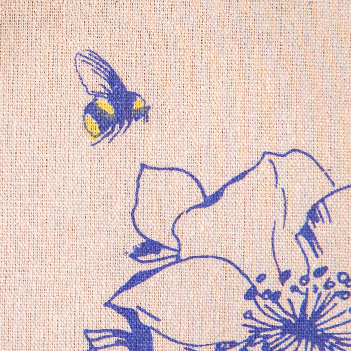 Flower Placemat Set Handmade Personalized Plate Mat Kitchen Decoration Picnic Mat Cotton Linen Placemats Blue Flower Design