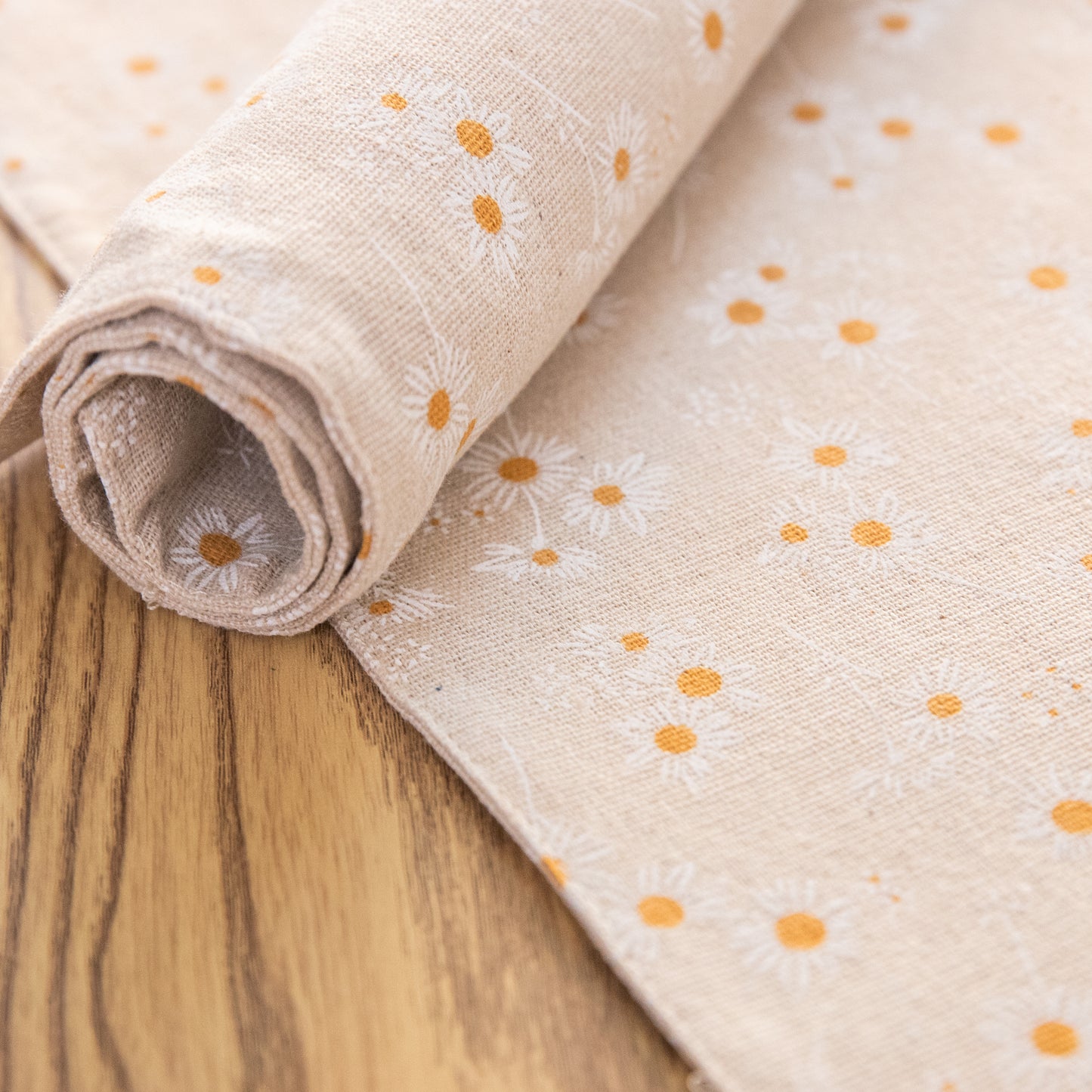 Daisy Pattern Placemat Set Handmade Personalized Plate Mat Kitchen Decoration Picnic Mat Linen Placemats Flower Design