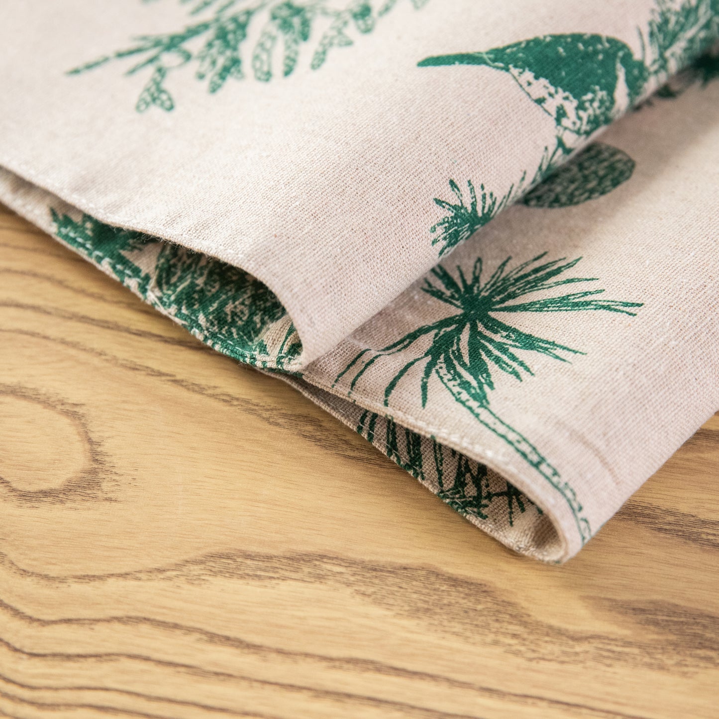 Nature Design Canvas Placemat Set Handmade Personalized Plate Mat Kitchen Decoration Picnic Mat Placemats Pine Tree