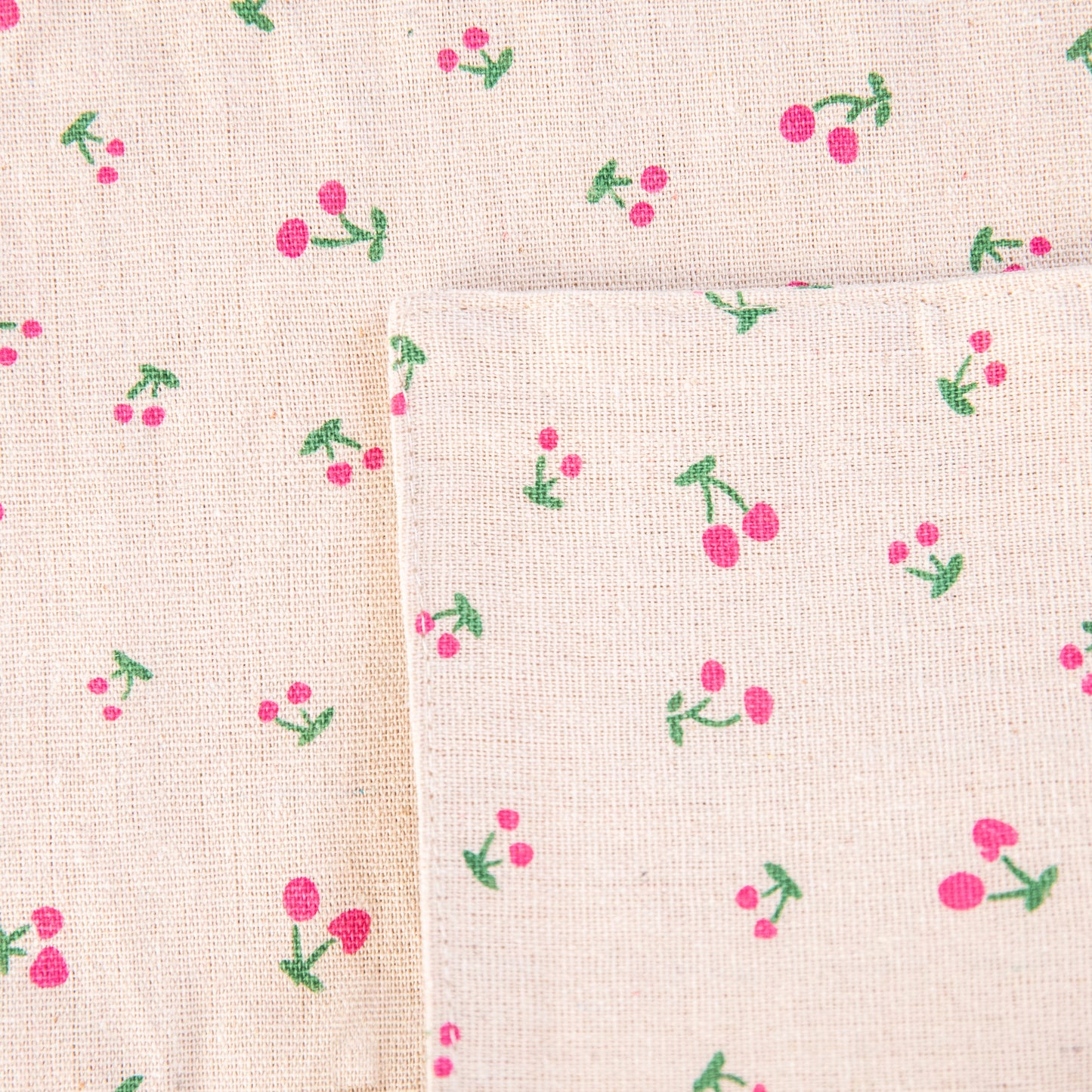 Cherry Pattern Placemat Set Handmade Personalized Plate Mat Kitchen Decoration Picnic Mat Linen Placemats Fruit Design