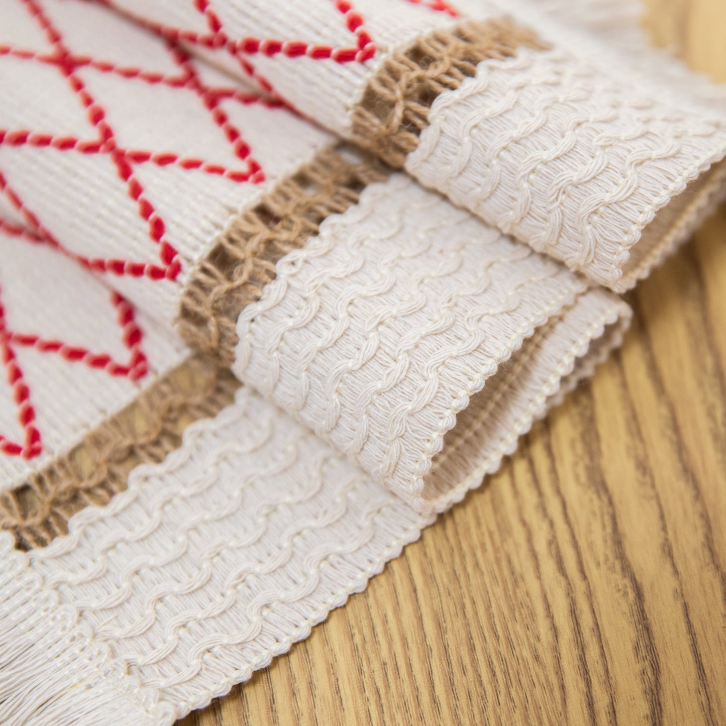 Art Woven Placemat Set Handmade Personalized Plate Mat Kitchen Decoration Colorful Yellow