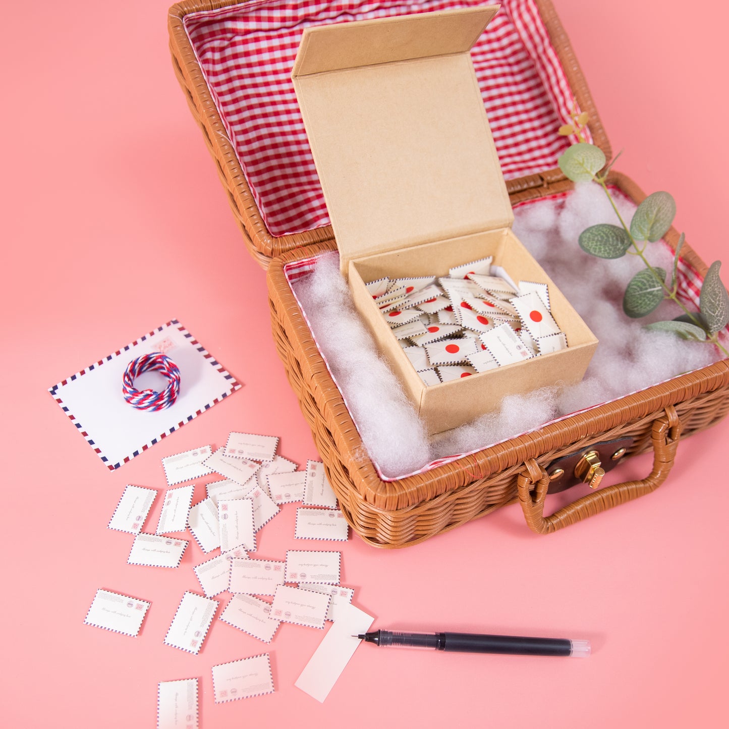 DIY Mini Message Letters Long Distance Relationships Gifts Love Messages in a Box Gift for Boyfriend Girlfriend Family Anniversary Romantic