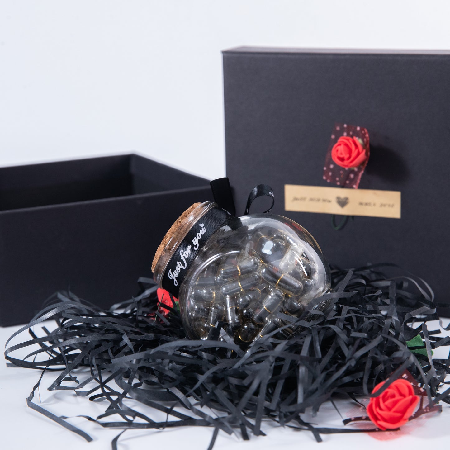 DIY Mini Capsule Message Love Letters in a Glass Bottle love Message Capsules Pills Notes Gift for Valentines Birthday Anniversary New Year Inactive