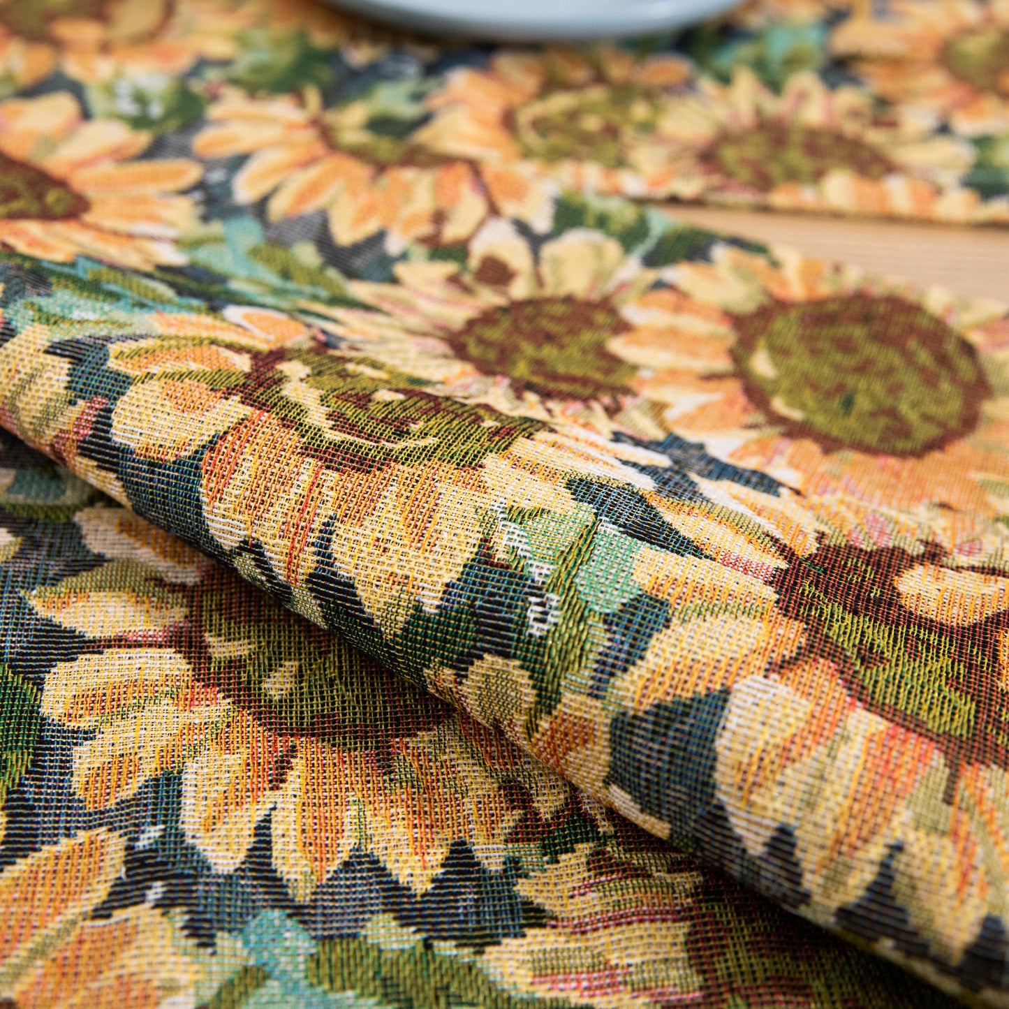 Sunflower Placemat Set of 2 4 6 8 Handmade Personalized Plate Mat Kitchen Decoration Picnic Mat Housewarming Gift