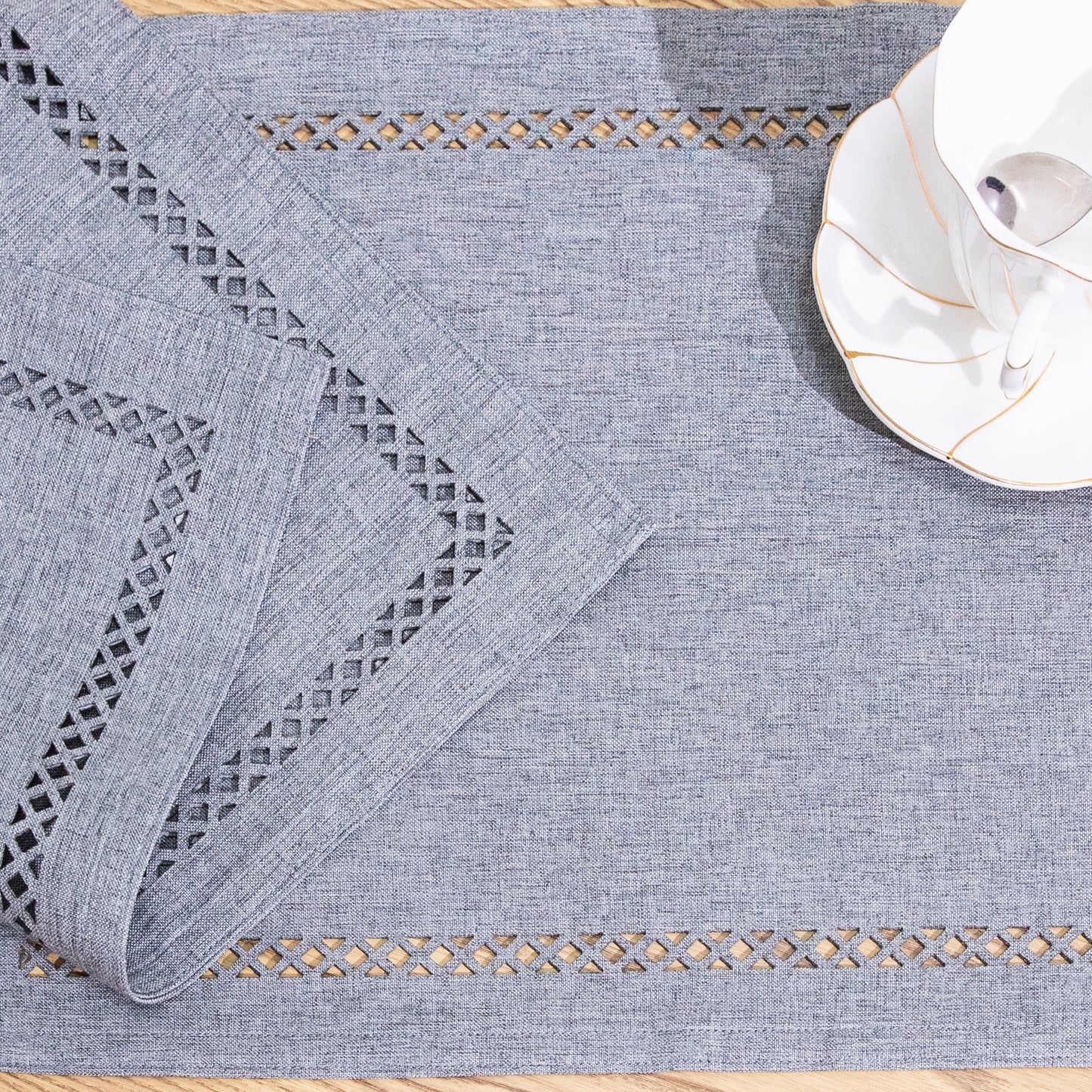 Canvas Placemat Set Personalized Handmade Plate Mat Kitchen Decoration Picnic Mat