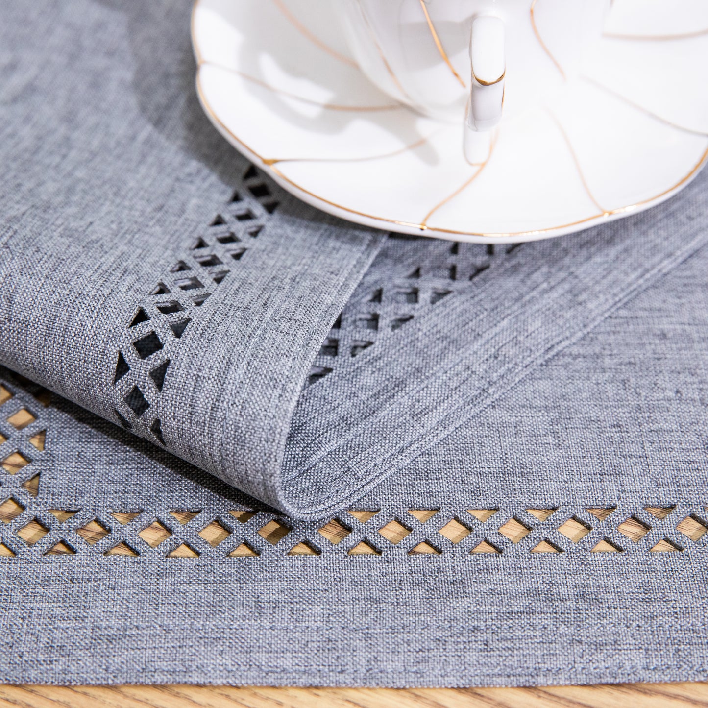 Canvas Placemat Set Personalized Handmade Plate Mat Kitchen Decoration Picnic Mat